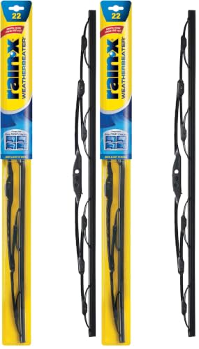 Image of Rain-X RX30222 WeatherBeater All-Season OEM Quality Conventional Windshield Wiper Blade - 22 inch (Pack of 2)