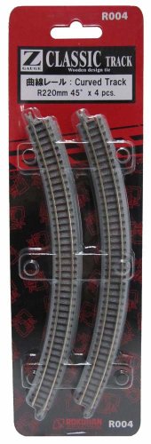Rail courbé jauge Z R004 : créez un réseau ferroviaire réaliste sur votre bureau