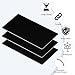 PATIKIL 4x2 Inch Anodized Aluminum Sheet Metal, 22 Pack Laser Plates Engraving Blanks 1MM Thin for Crafting DIY House, Black