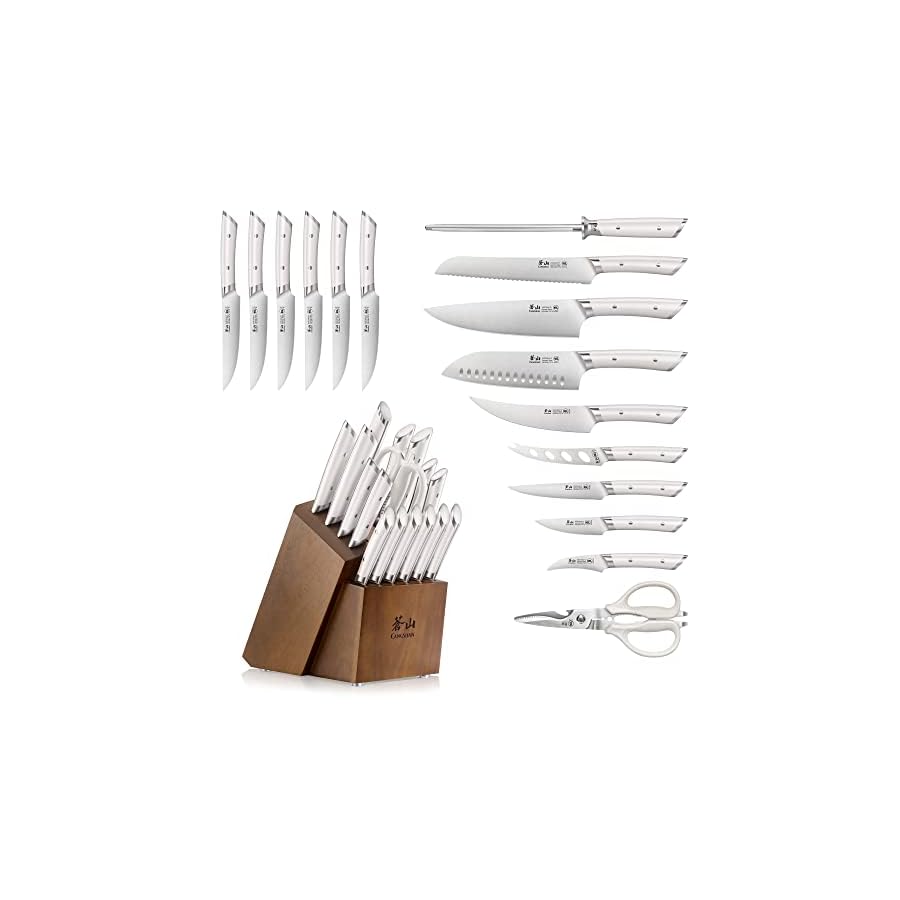 Cangshan-HELENA-Series-German-Steel-Forged-Knife-Block-Set-17-Piece-White Cangshan HELENA Series German Steel Forged Knife Block Set (17-Piece, White)