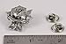 Rose Pins, Rose With Stem, Flowers, Bud, Garden, Lapel, Brooch, Pin, Pewter, Over 25 Flower Designs. Handmade in the USA. A138