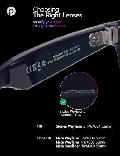 Image of Replacement Lenses Compatible with Ray-Ban RW4004 53mm Sunglass - Precision Fit, UV Block & Impact Resistant