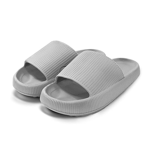Cloud Slides For Women And Men - Comfy Non Slip Indoors Slippers For Shower Spa Pool College Outdoors Slides - Soft And Cozy Open Toe House Sandals Thick Soles