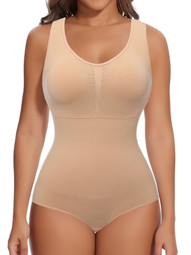 Body amincissant contrôle du ventre et brassière intégrée sans coutures