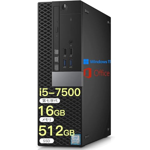DELL デスクトップPC i5-6500 SSD500Gb メモリー16GB Dell SFF Desktop Computer PC Intel i5-6500 16GB RAM 512GB