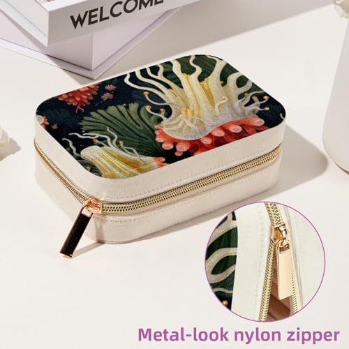 Boîte à bijoux limace à double couche pour bagues et colliers