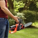 BLACK+DECKER Tronçonneuse Sans Fil 36 V 30 cm avec Batterie...
