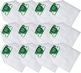 Poweka 12 Stück Staubsaugerbeutel für Vorwerk Kobold VK 200 - Doppelpack 2x6 Staubsaugerbeutel Premium für VK 200 VK200 FP