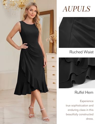Robe longue invitée de mariage Aupuls élégante pour soirée
