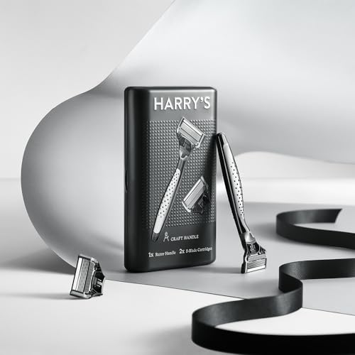 Harry's Craft Edition Men's Razor, Includes Weighted Handle and 2 Razor Blade Refills - Image 6