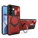 ✔️Porte-bague: cet étui de protection Samsung Galaxy S25 FE 5G est doté d'un porte-bague pratique, réglable et robuste qui peut pivoter à 360 degrés pour un transport facile et sûr. Le support intégré vous permet de regarder des vidéos et des films en mode mains libres avec la commodité et la stabilité que vous souhaitez.