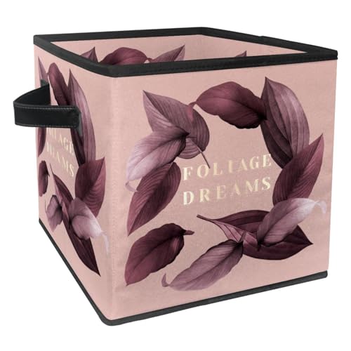 Boîte de rangement pliable Foliage Dreams pour optimiser vos placards de chambre