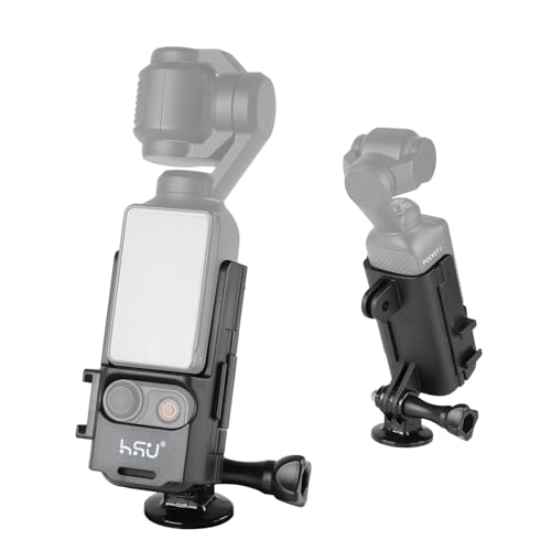 HSU DJI Osmo Pocket 3カバー アクセサリー 延長アダプター Pocket 3 バッテリー 保護フレーム ハンドルアクセサリー用 コールドシュー拡張マウント DJI pocket 3 ケース 拡張アダプター カメラアダプター