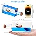 Honsheng Unsinkable Boat One Thousand Pirate Ship Piece Model Sunny Toys in a Bottle Box Acrylic Cruise Ship Fluid Drift Paperweight Desk for Decoration Boys Girls Gifts