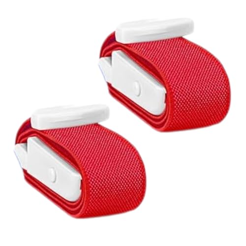 Image of Premium Elastic Medical Tourniquet Belt with Buccal /High Elasticity for Blood Collection - Adjustable, Quick-Release for Blood Collection & Emergency First Aid. (Red, Pack OF 2)