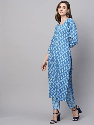 Image of ANNI DESIGNER Women's Cotton Kurta with Pant