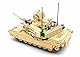 Sluban- Modell Bricks-M1A2 Sep V2 Abrams Hand Battle Tank 781 Stück, M38-B0892, Mehrfarbig
