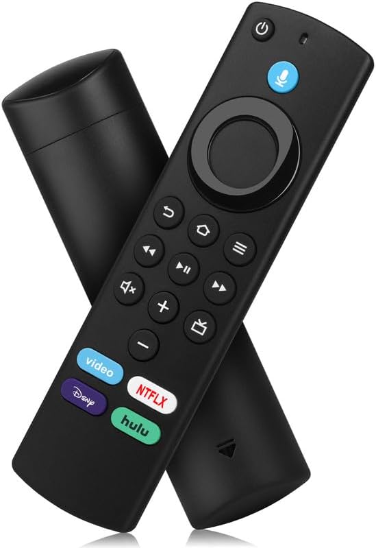 Replacement Voice Remote Control Fit for Fire Smart TV Stick/Cube, Stick 4K/4K Max(1st / 2nd Gen), Stick HD/Lite, Smart TV 3rd Gen, Compatible with Insignia/Toshiba/Pioneer Smart TVs
