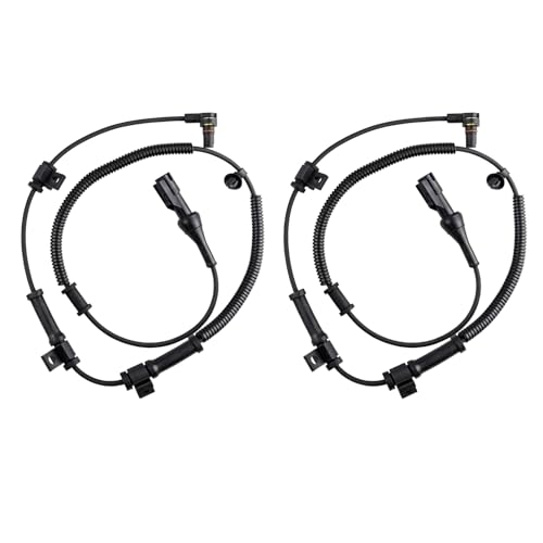 Front ABS Wheel Speed Sensor Left Right fit for Ford F250 F350 Super Duty Truck, 4WD, 2005 2006 2007 2008 2009 2010, Driver Passenger Side, 2pcs, ALS505