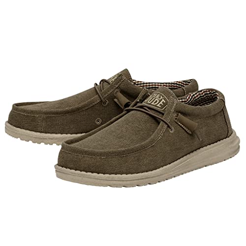 Image of HEYDUDE Men's All Wally Styles | Men?s Shoes | Men's Lace Up Loafers | Comfortable & Light-Weight