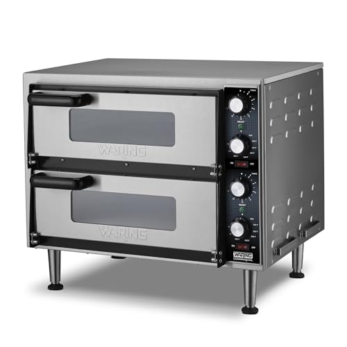 Waring Commercial Medium-Duty Double-Deck Pizza Oven