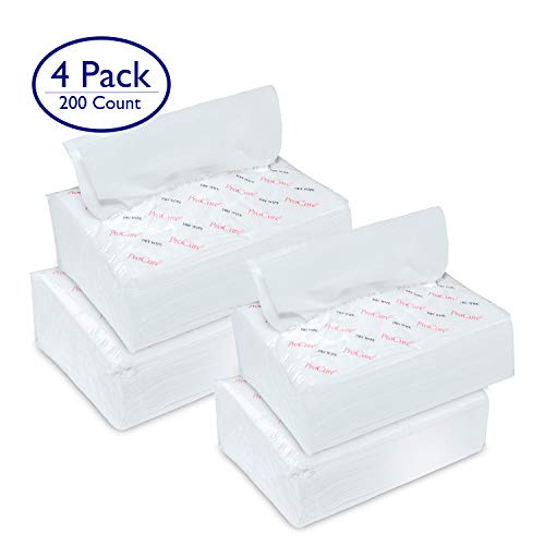 Ultra Soft Dry Wipes for Baby and Adults, 200 Count - Convenient Dispenser Pack - 11.5" x 9.25" - Disposable Dry Cleansing Cloths, Hospital Washcloths - for Cleaning, Incontinence, Facial Use - Thumbnail 7
