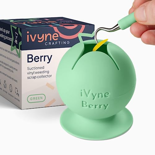 Ivyne Berry Suctioned Vinyl Weeding Scrap Collector & Holder For Weeding Tools For Vinyl - Green #TOP1