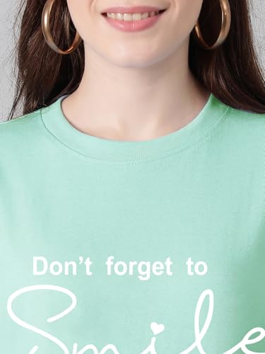 Image of KOTTY Quirky Printed T-Shirt for Women | Fun & Playful | Casual Chillwear