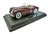 jaguar xk 120 roadster 1948 burago  Bburago Jaguar XK 120 Roadster rotbraun 1:24