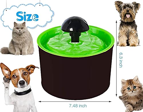 Image of 24x7 eMall Cat Pet Fountain with FilterUltra Quiet Cat Drinking Fountain with Filter, Automatic Pet Water Fountain for Cats and Small Dogs