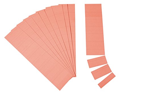 Ultradex 140705 Insteekkaart voor wandplanner, karton, 190 g/m², 7 cm, 90 stuks, rood