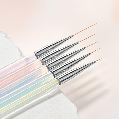 GAOY 5Pcs Nail Art Liner Brushes, Professional Painting Art Pen S...