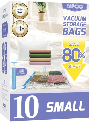 10 Pack Small Vacuum Storage Bags