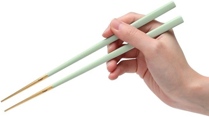 Cutipol KUBE Ceradon Gold KU39CEGB Chopsticks + Chopsticks Rest Set, Set of 2