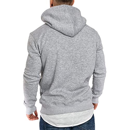 Sweat à capuche homme manches longues pour éviter le coup de froid en L