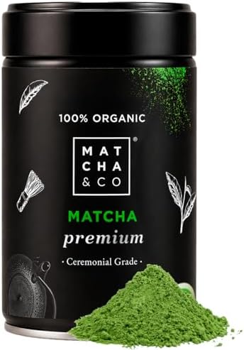 Matcha & CO Premium Matcha Tea Powder 100% Organic and Natural 80...