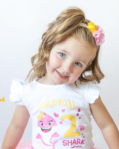 Image of Perfect Pairz 2nd Birthday Outfit Baby Girl Tutu Dress Set