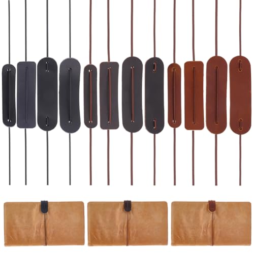 Bande élastique pour poche de journal CRASPIRE sangle fermeture cuir A5 A4