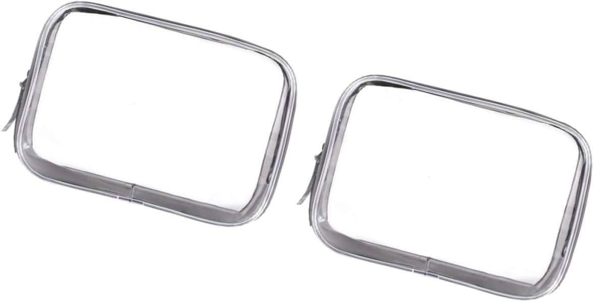 Angoily 2pcs PVC Travel Waterproof Toiletry Bag Large Size Multi-Compartment Cosmetics Bag for Women, Transparent, 23X16X7.5cm Angoily 2pcs PVC Travel Waterproof Toiletry Bag Large Size Multi-Compartment Cosmetics Bag for Women, Transparent, 23X16X7.5cm