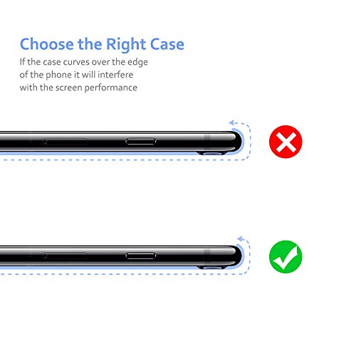 Tjs [2-Pack] Screen Protector Compatible With Lg K51/Lg Q51/Lg Reflect [Full Screen Coverage][Tempered Glass] Case Friendly, Shatterproof, Bubble Free, Anti-Fingerprint (Black) #TOP6
