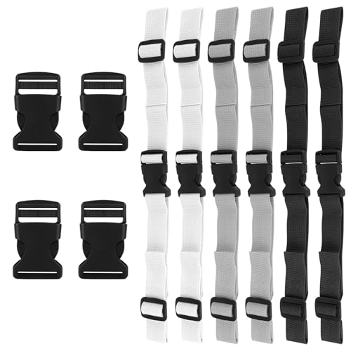 TPTGIAR 6 Stück Verstellbarer Brustgurt Rucksack, Nylon Rucksack Brustgurt für Schulranzen, Brustgurt Rucksack Kinder mit Rucksack Schnalle für Wandern Jogging Reise Kletter TPTGIAR 6 Stück Verstellbarer Brustgurt Rucksack, Nylon Rucksack Brustgurt für Schulranzen, Brustgurt Rucksack Kinder mit Rucksack Schnalle für Wandern Jogging Reise Kletter