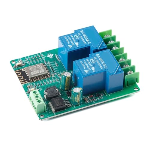 Carte ESP8266 double relais 30A à isolation optique et tension large - 5