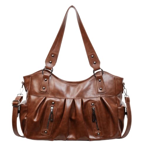 Sac a Main Femme Brun Idéal pour le Bureau le Shopping et les Sorties en Ville