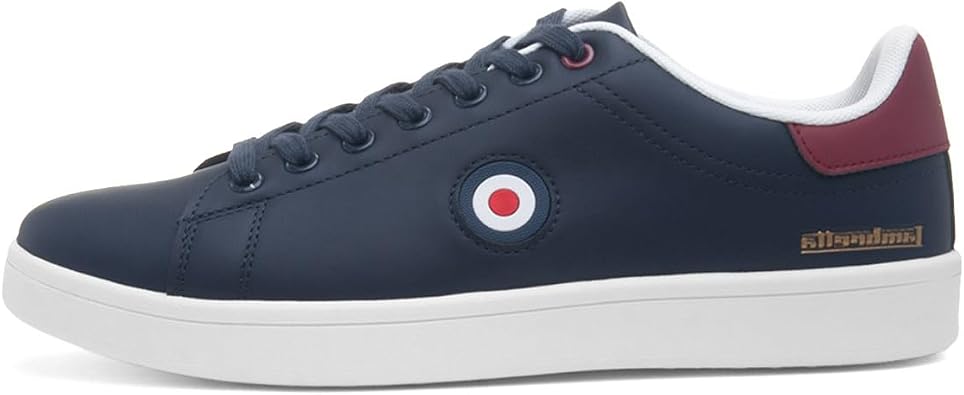 Lambretta Mens Pinball Court Sneakers Blue 11