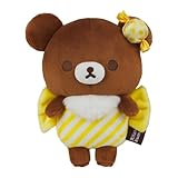San-X Peluche original de Rilakkuma Amusement Park Series - Chairoikoguma de 7 pulgadas