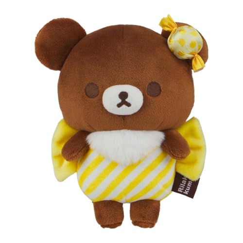 San-X Peluche original de Rilakkuma Amusement Park Series - Chairoikoguma de 7 pulgadas San-X Peluche original de Rilakkuma Amusement Park Series - Chairoikoguma de 7 pulgadas