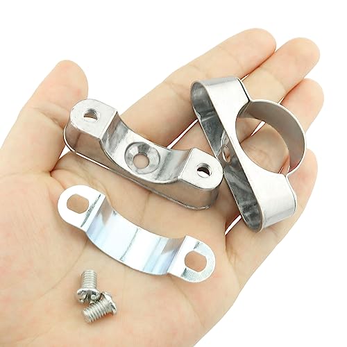Itrolle 43315-CHC-10 10Pcs 25Mm Aluminum Alloy Conduit Hanger Cable Clamp Pipe Support Bracket Clamp Pipe Support Bracket Clamp Used thumb #4