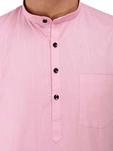 Image of Rajubhai Hargovindas Men's Linen Straight Short Kurta