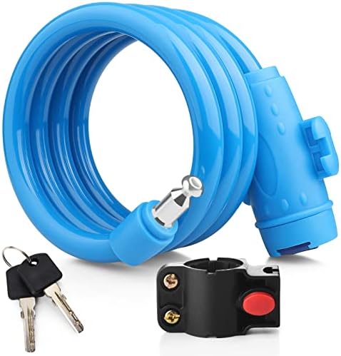 Bike Lock, [1.2m/12mm] [Reinforce Version] Diyife Weatherproof Heavy Duty Bicycle Lock, High Security 5-Digit Combination Cable Lock Long Cycle Cable Locks for Bike, Motorcycle, Scooter, Outdoors