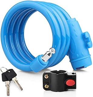 Bike Lock, [1.2m/12mm] [Reinforce Version] Diyife Weatherproof Heavy Duty Bicycle Lock, High Security 5-Digit Combination Cable Lock Long Cycle Cable Locks for Bike, Motorcycle, Scooter, Outdoors